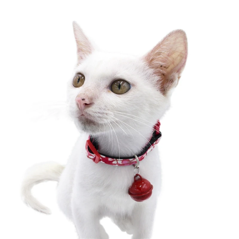 Принтом в виде кошачьей мордочки Cat ошейник для домашних животных милые короткие
