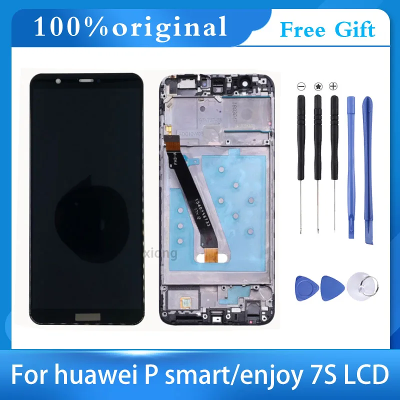 

5.65'' For Huawei P Smart LCD Display Touch Screen Digitizer Assembly For Huawei enjoy 7S LCD With Frame FIG LA1 LX1 L21 L22