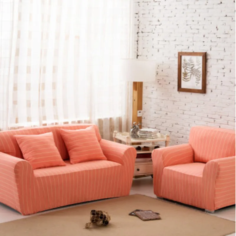 Универсальный эластичный чехол для дивана полноразмерный трикотажный хлопковый