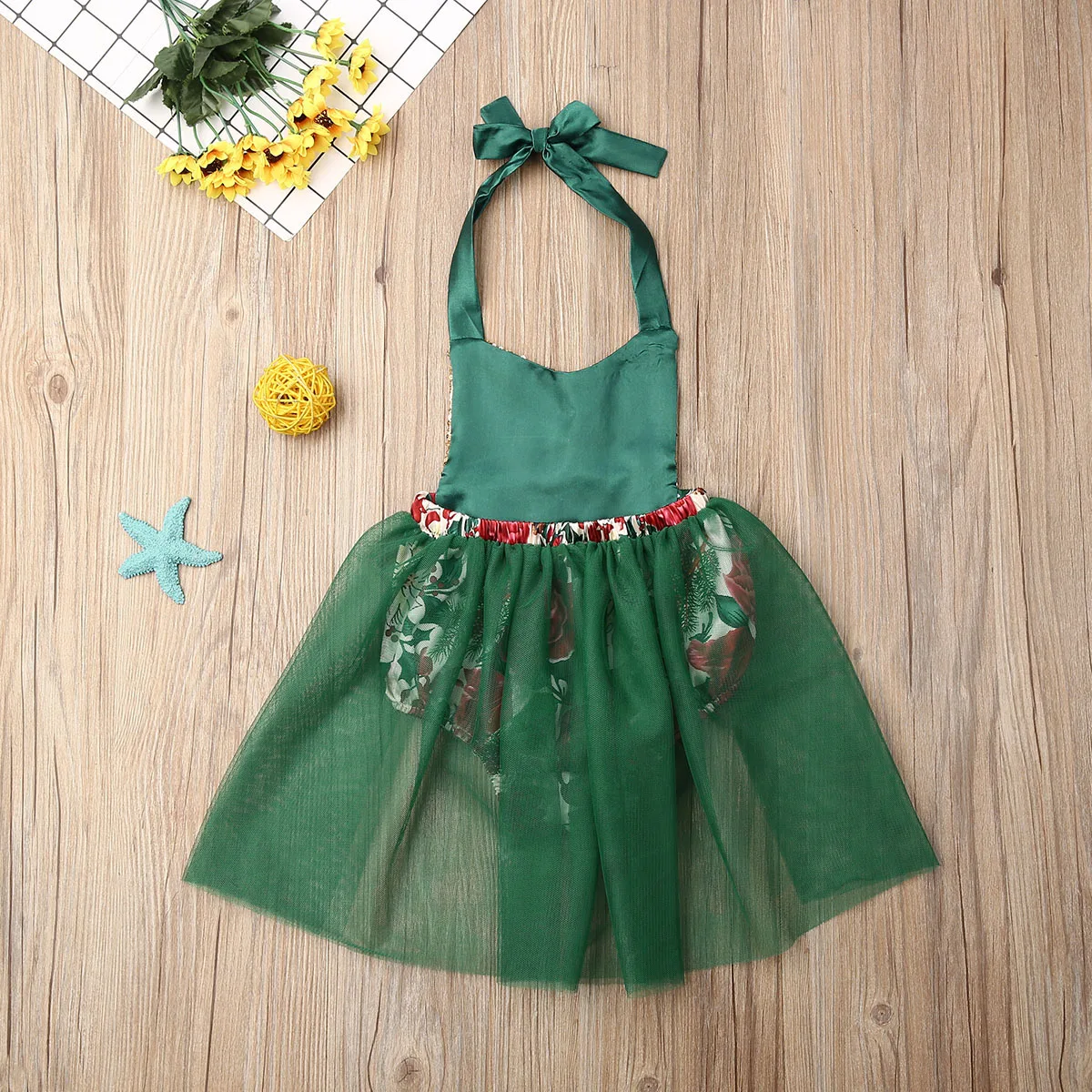 

Pudcoco 2019 New Fashion Toddler Kid Baby Girl Christmas Red Sleeveless Neck Party Tutu Skirts Bodysuit Cute Xmas Clothes