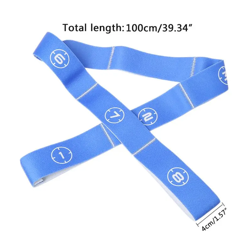 

Gymnastics Adult Latin Training Bands Yoga Pilates Stretch Fitness Elastic Band QW