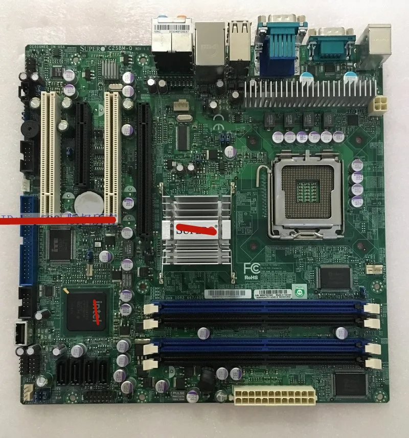 Материнская плата для промышленного оборудования C2SBM-Q Q35, материнская плата для рабочей станции хорошего качества