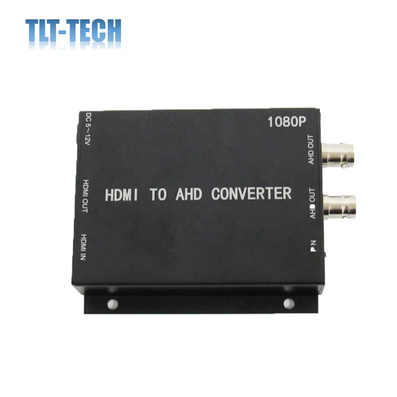 NEW 1080P HDMI to AHD video Converter Mini video Converter Adapter HDMI loop with 2CH AHD output Converter for Monitor HDTV DVRs