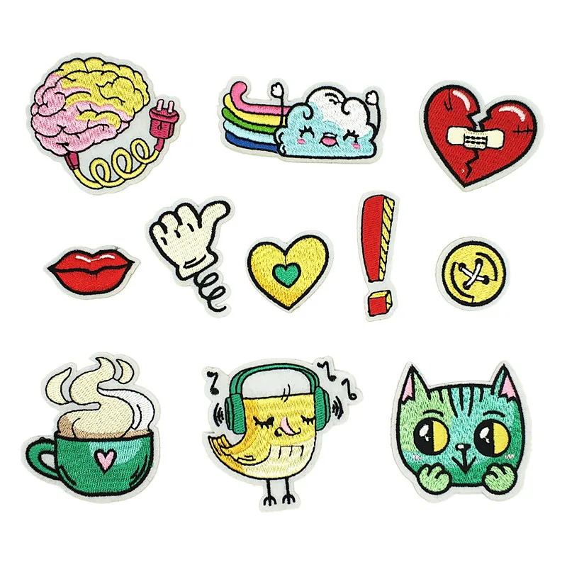 

2020 New Embroidered Cloth Stickers Cup Embroidered Zhang Zai Patch Clothing Accessories Ornament Applique