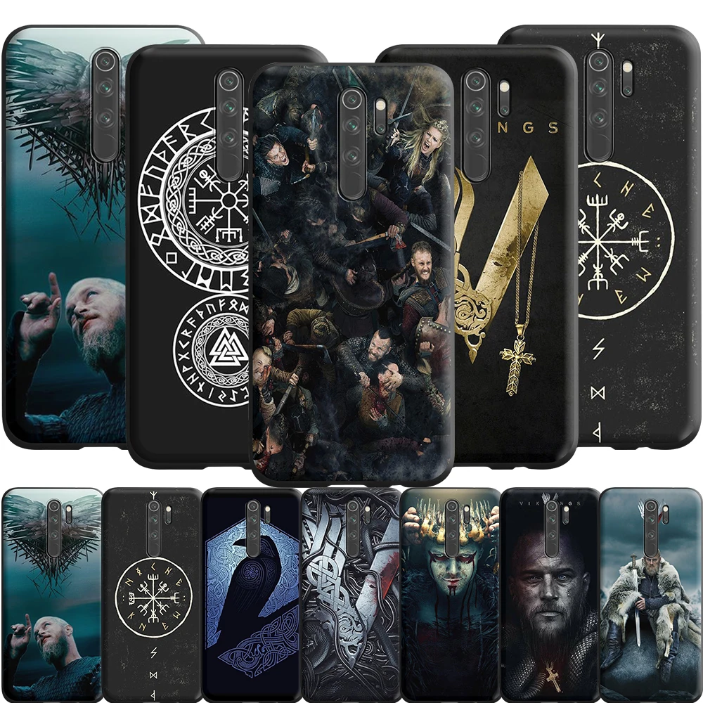 Чехол Ragnar Lothbrok Vikings для Xiaomi Redmi Note 9 9S 5 6 7 7A 8 8A 8T 9A 9C K20 Pro 9T 10 Max K40|Бамперы| |