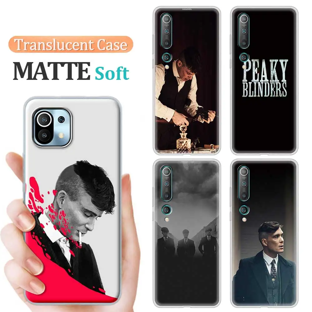 

Peaky Blinders Translucent Matte Case For Xiaomi Mi Note 10 11 9 Lite 10T CC9 Pro 5G 11 Ultra 11i 10S CC9E Soft Funda Cover