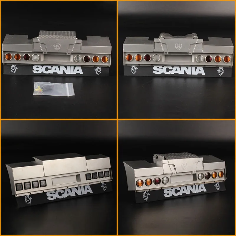 

Metal Taillight for 1/14 Tamiya RC Truck Trailer Tipper Scania R470 R730 R620 Car Diy Parts