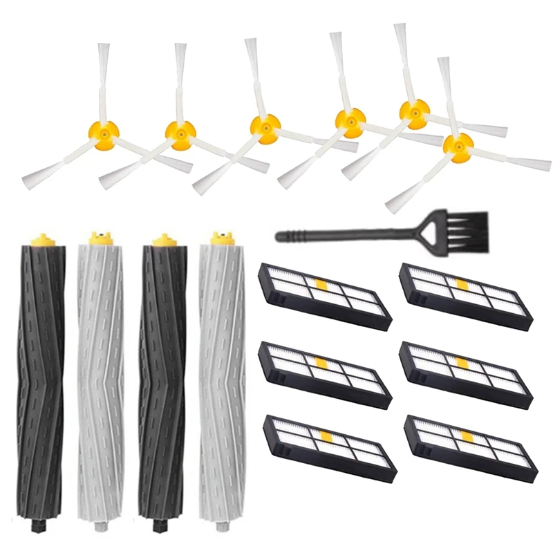 

Hot Sweeper Accessories for for IRobot Roomba 800 900 Series 805 860 870 871 875, Robotic Roller Side Brush Hepa Filter Kits