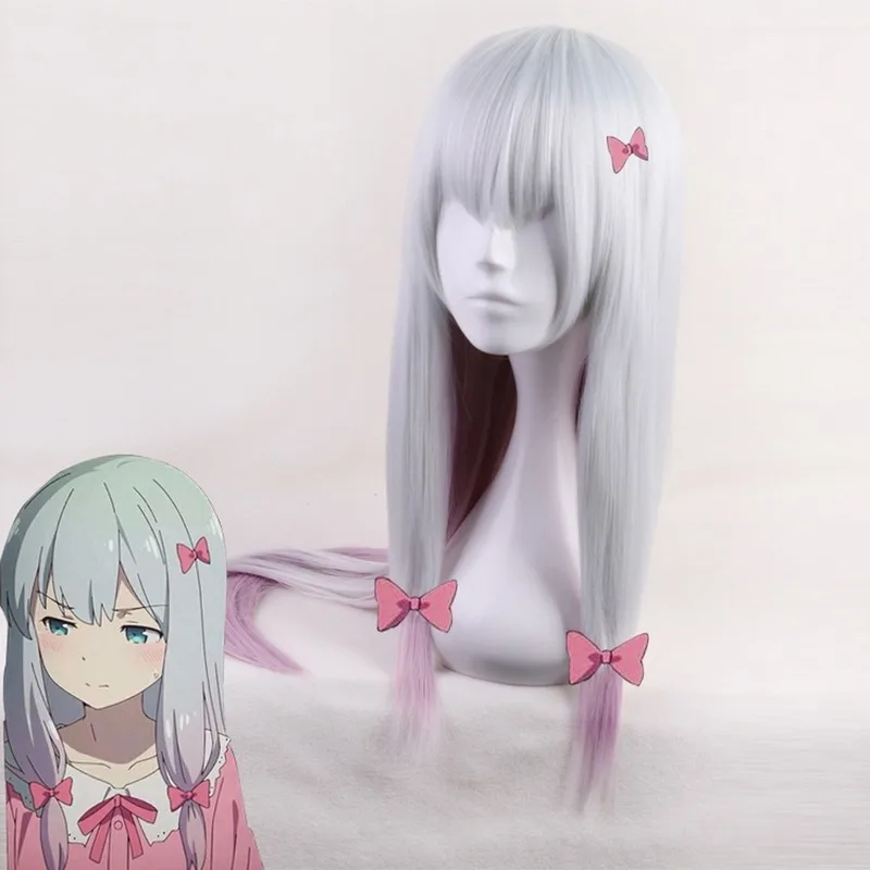 Eromanga Sensei Sagiri Izumi серебристый розовый смешанный Косплей Ролевая игра термостойкие