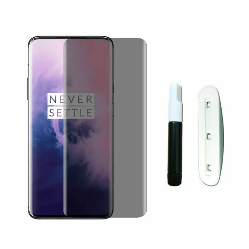 9H изогнутое уличное жидкое УФ Клей закаленное стекло для OPPO Reno 3 Pro Анти шпионское