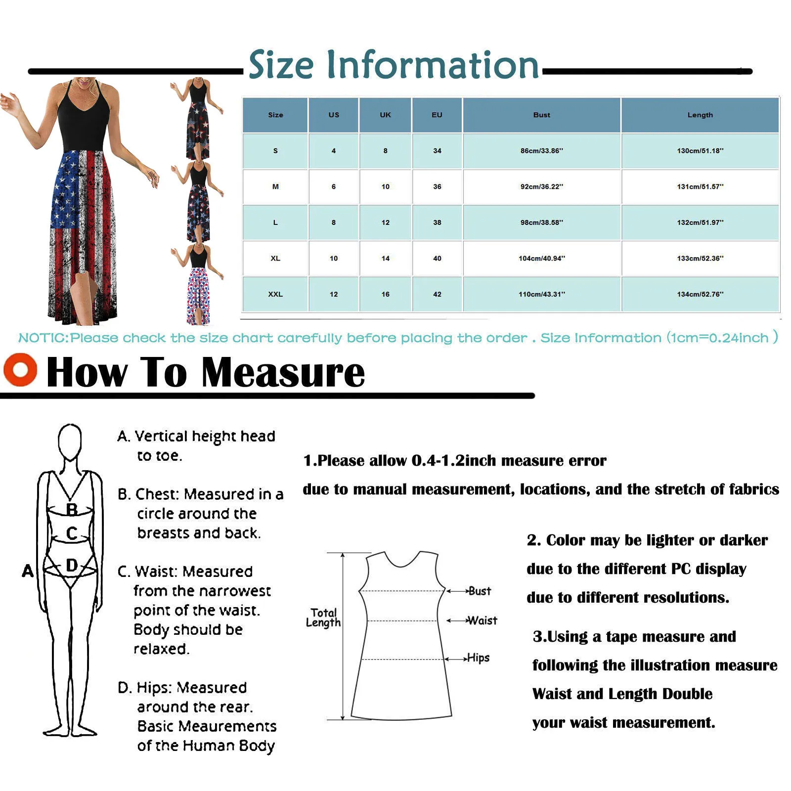 

Vintage Floral Women Casual V-neck Sleeveless Strap Open Back Sexy Independence Day Print Dress Lady Maxi Vestidos Plus Size