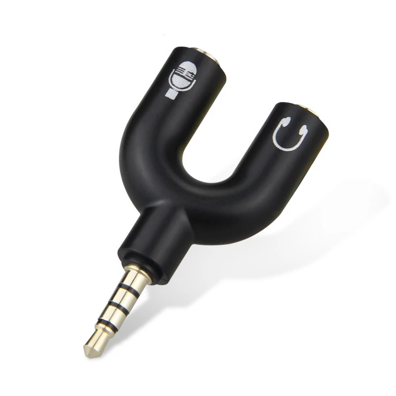 2 в 1 сплиттер 3 5 мм аудио наушники для компьютера ноутбука телефона Aux к гнезду