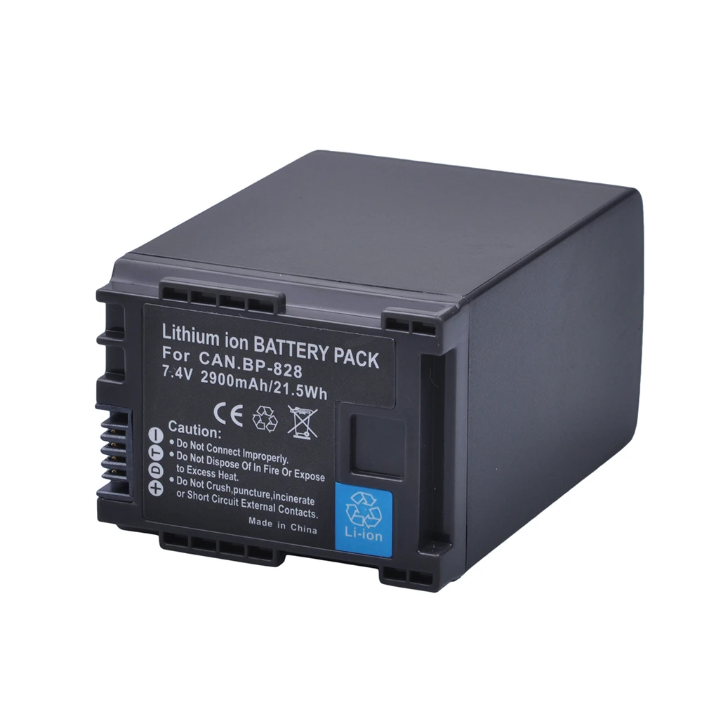 BP 828 BP-828 Camera Battery Bateria for Canon VIXIA GX10 XF400 XF405 HFG20 HFG30 HFG40 HFS21 HFS30 HFM41 HFM400 Full Decoding |