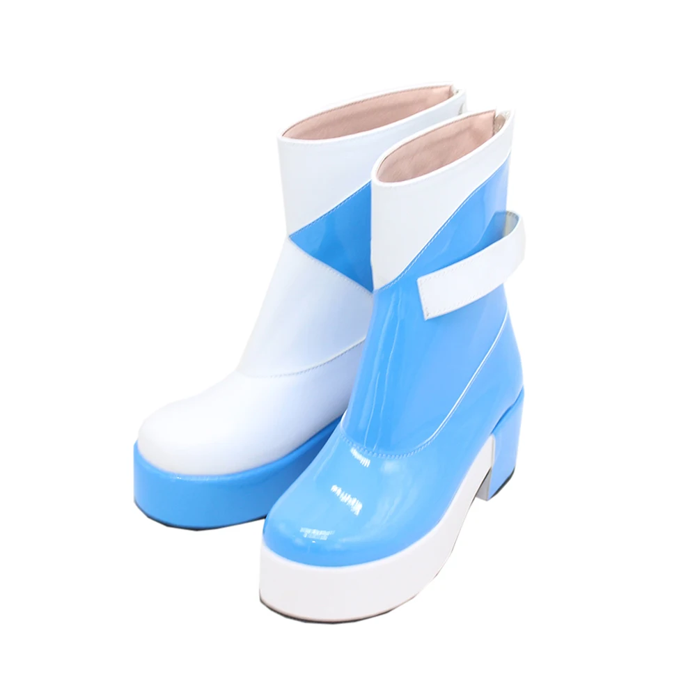 Brdwn VOCALOID/Обувь для костюмированной вечеринки; дерзкие женские Luo Tianyi Magic будущее с названием песни «Hatsune Miku кагамине Рин/косплэй костюм полусапожки на заказ Полусапоги
