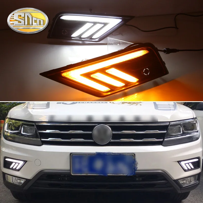 2 шт. для Volkswagen Tiguan 2017 2018 2019 поворотное желтое реле сигнала Водонепроницаемая 12 В