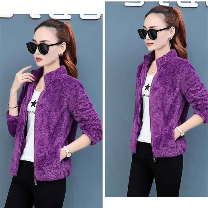 Женская толстовка красного фиолетового и черного цвета размера плюс 19