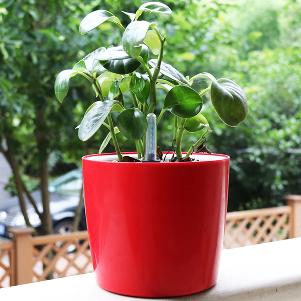 

3pc Modern Self Watering Planter Decorative Lazy Water Absorption Flower Pot
