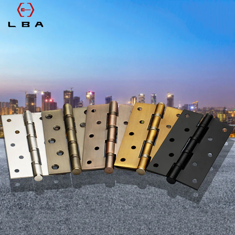 

LBA 4 To 5 Inch Stainless Steel Door Hinge Furniture Hinge Kitchen Connector Hardware Accessories For High-End Decoration