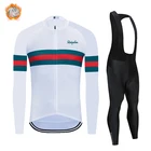 Raphaful 2020 зимняя одежда для велоспорта с длинными рукавами, термальный флисовый комплект униформы, Мужская одежда для горного велосипеда, одежда для велоспорта, одежда для велоспорта