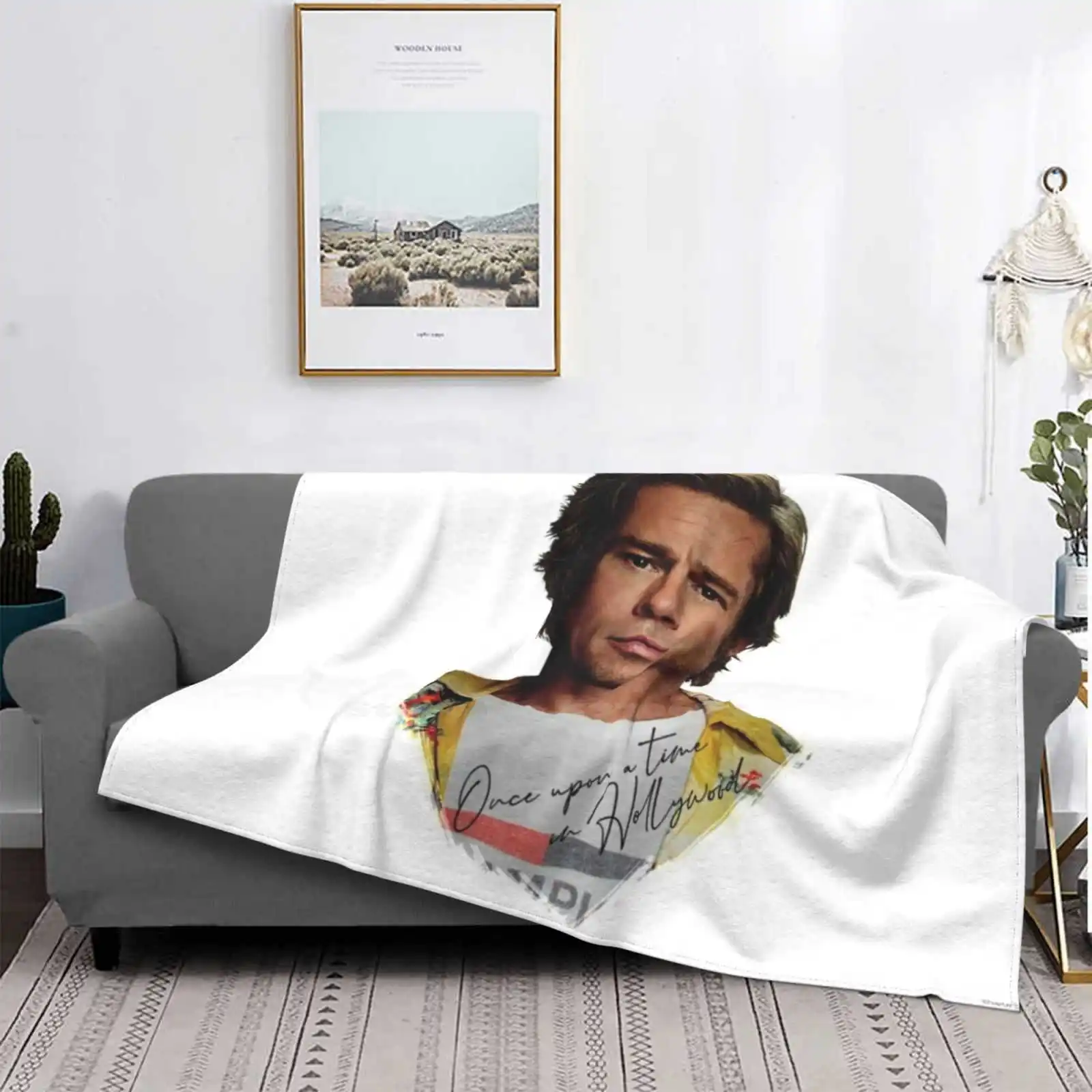 Потрясающее модное мягкое фланелевое одеяло от Once Upon A Time в Голливуде