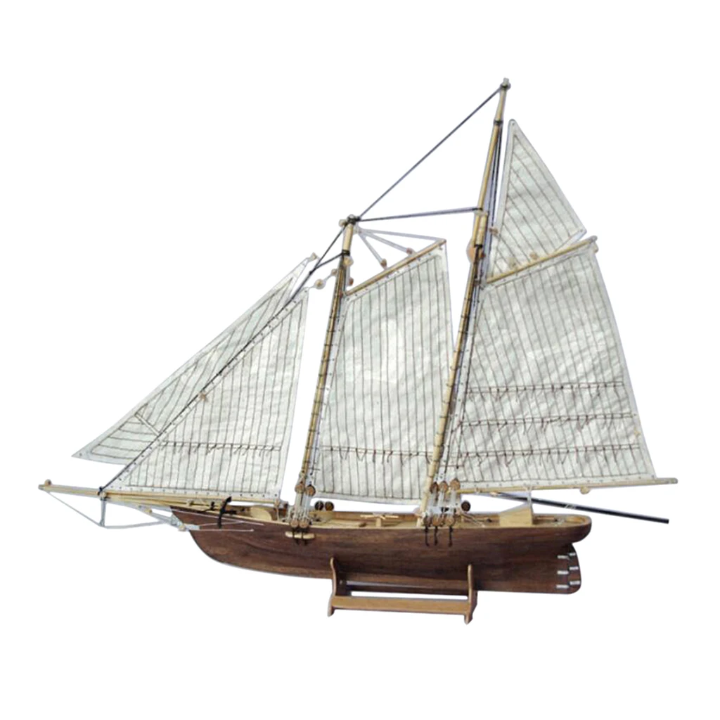 3D Ship Puzzles Large America Sailboat Model Craft Kits Toys Interesting and Challenge for Adults as Hobbies Gifts | Игрушки и хобби
