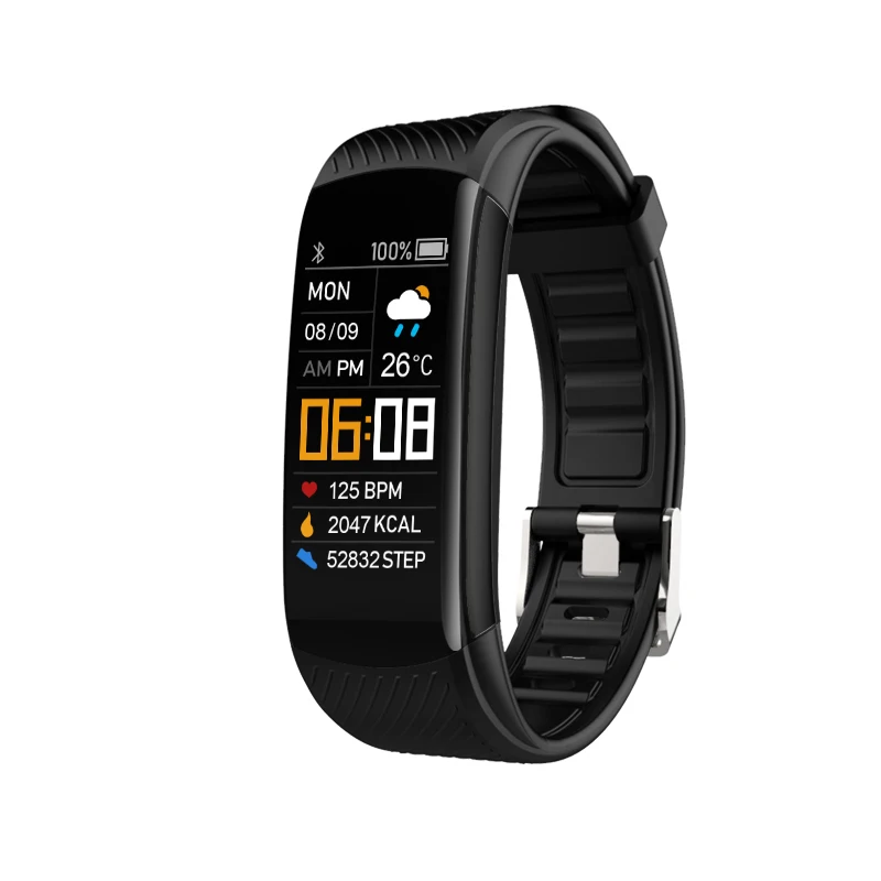 New dip67 waterproof fitness bracelet water sports  tracker blood pressure heart rate pedometer smart watch for ios and android