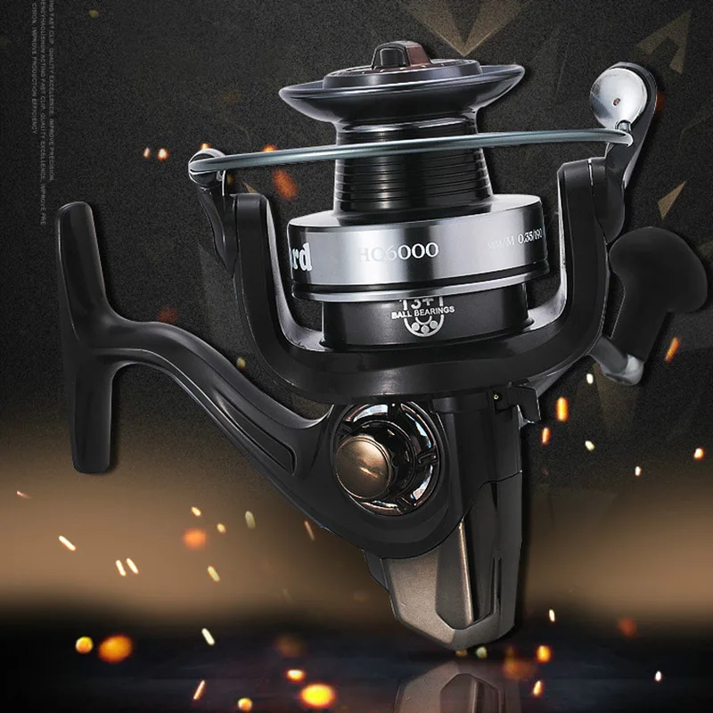 

7000 9000 10000 13+1BB Big long shot Fishing Reels Feeder Metal Fishing Reel CNC rocker Carp spinning wheel Molinete Pesca HQ