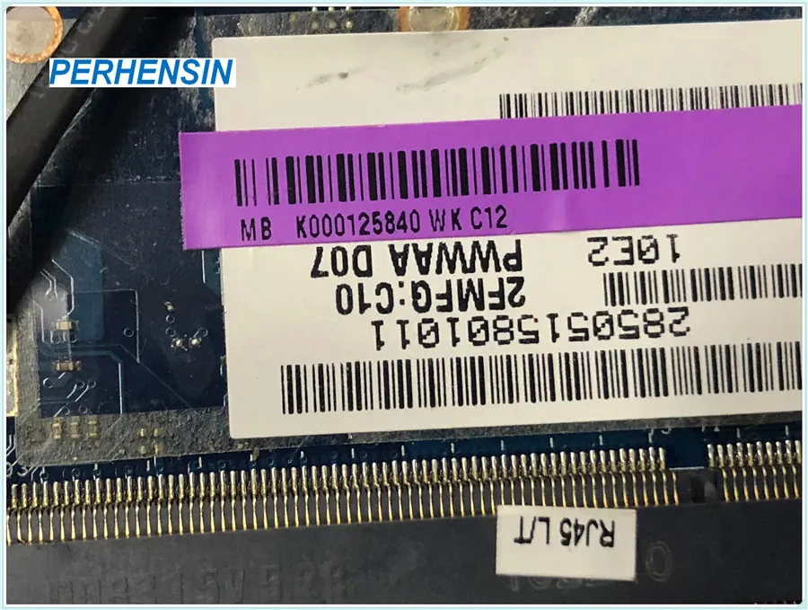 Материнская плата K000125840 для ноутбука Toshiba satellite C660 C665 PWWAA LA-6847P HM55 DDR3 PGA988 |