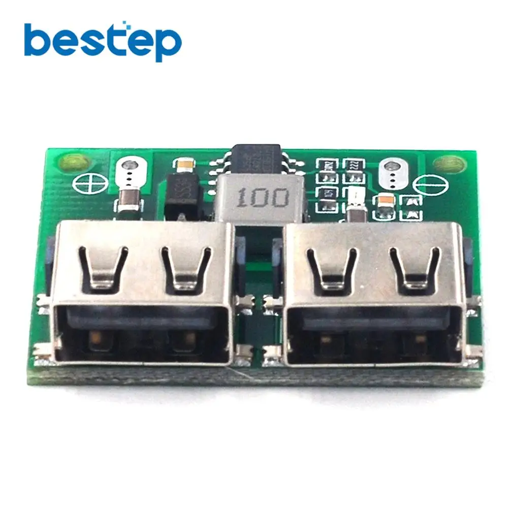 DC понижающее зарядное устройство Модуль питания двойной USB выход напряжение