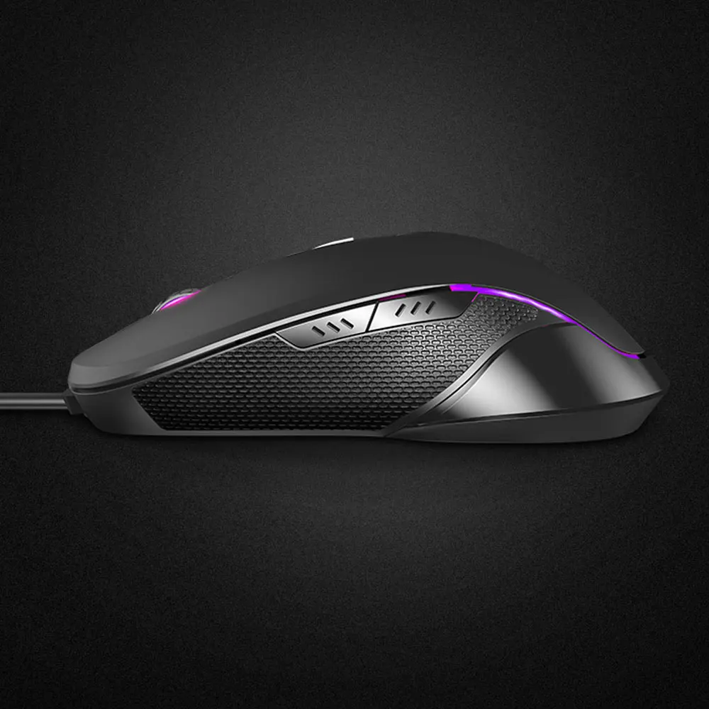 Hp M200 профессиональная игровая мышь, макро Проводная эргономичная RGB Бесшумная игровая мышь 2400 dpi для ПК, компьютера, ноутбука, мыши Pro Gamer