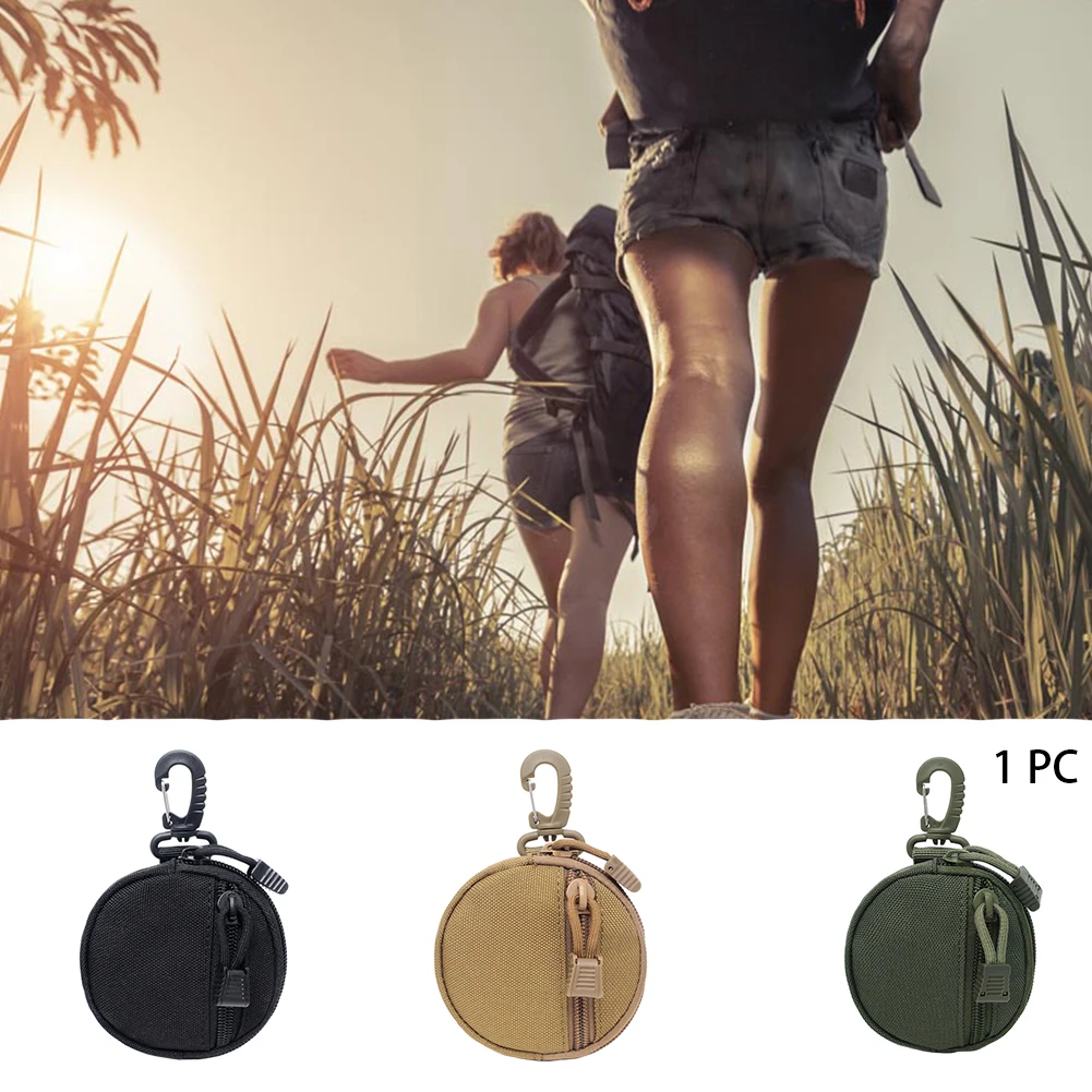 Men Women EDC Pouch Travel Wallet Bag Keychain Key Holder Zipper Hunting Mini Outdoor Tool Military Multifunction Coin Purses |