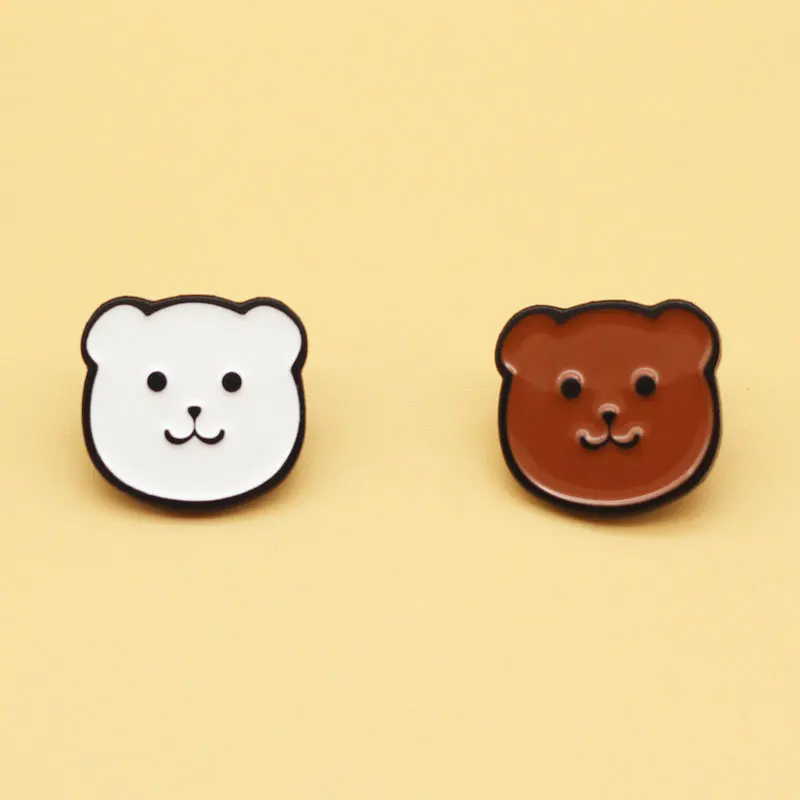 Брошь на лацкан унисекс с эмалью в виде медведя | Украшения и аксессуары