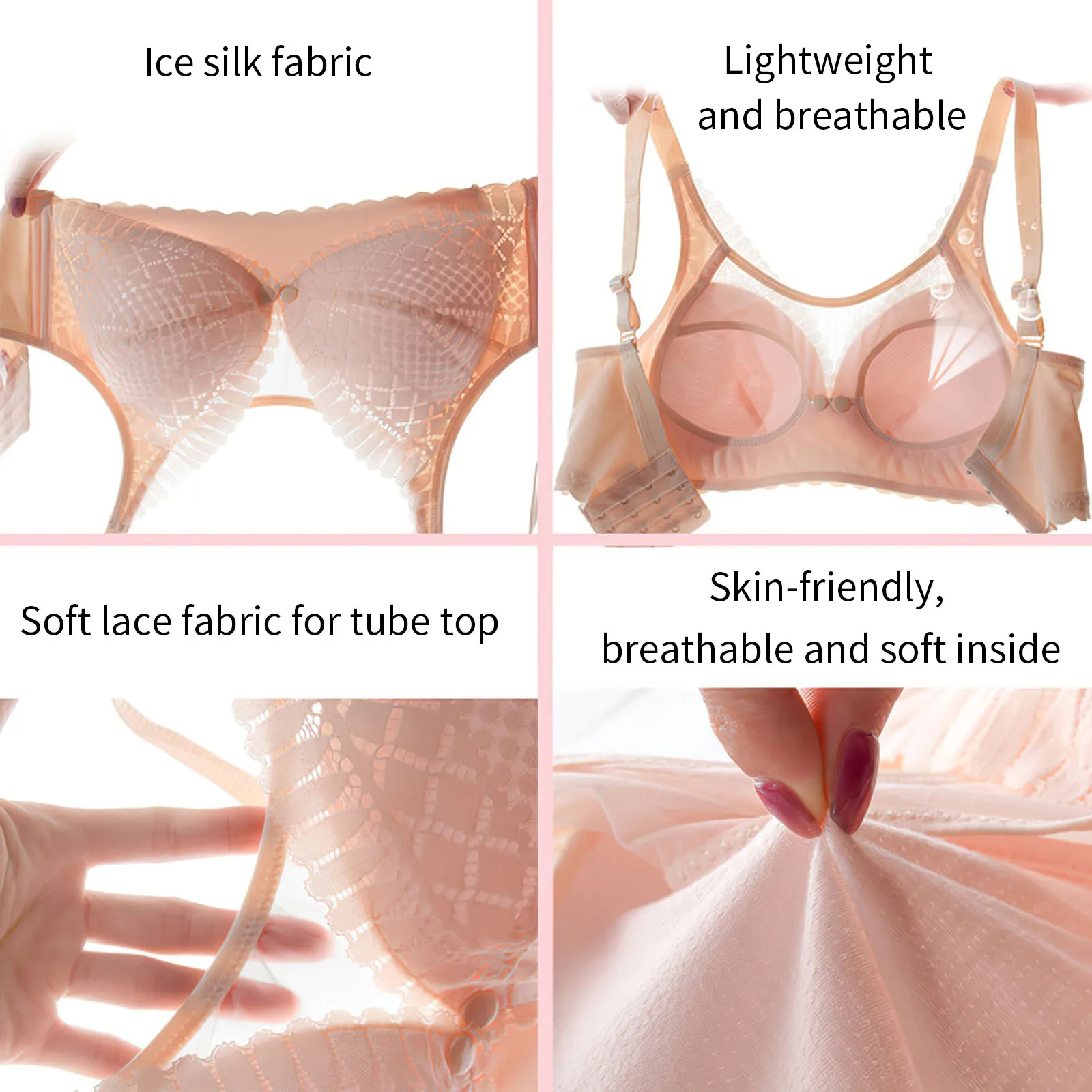 

Wirefree Nursing Clothing nylon Breastfeeding Bra for Pregnant Women Pregnancy Breast Sleep Underwear Anti-sagging Nursing Bra