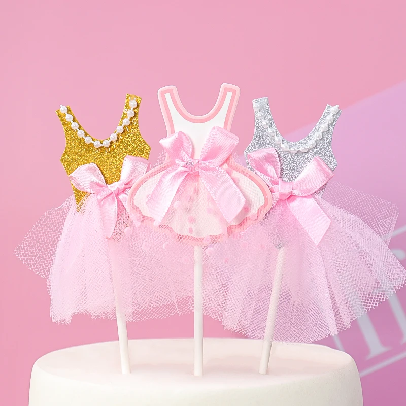 5 шт. блестящее платье-пачка принцессы юбка-пачка для балерины тортов девочек дня