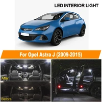 9pcs canbus led bulb interior reading light kit for vauxhall car accessories for opel astra j opc gtc sports hatchback 2009 2015