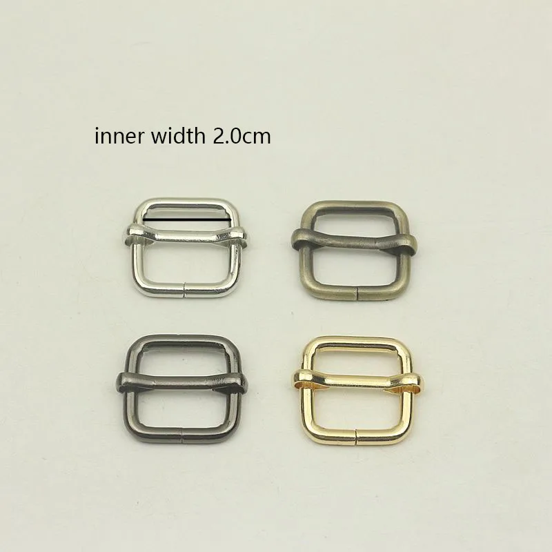 

30Pcs 20mm Tri-Glider Buckle Strap Sliders Adjuster Clasp 3/4 inch Metal Belt Buckles Webbing Roller Ring Pin Hook Accessory