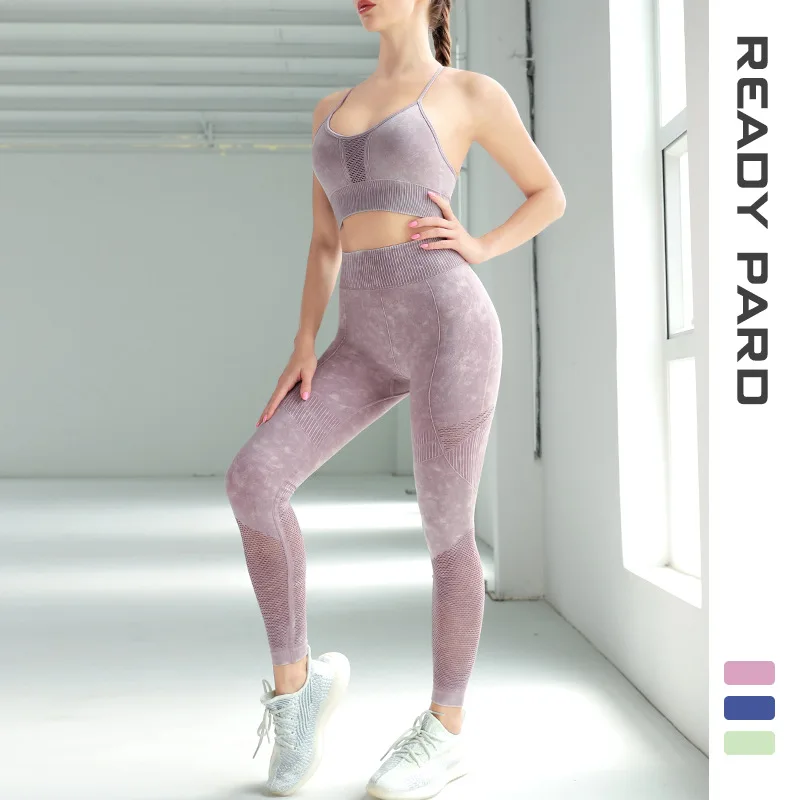 

Seamless Women Yoga Set Workout Sportswear Gym Clothing Fitness Long Sleeve Crop Top High Waist Leggings Sports Suits