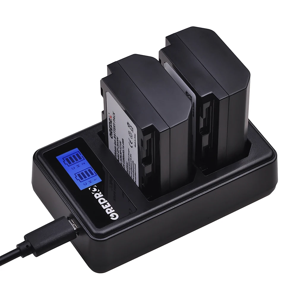 Аккумулятор NPFZ100 NP FZ100 NP-FZ100 3 шт. зарядное устройство с двумя USB-разъемами для