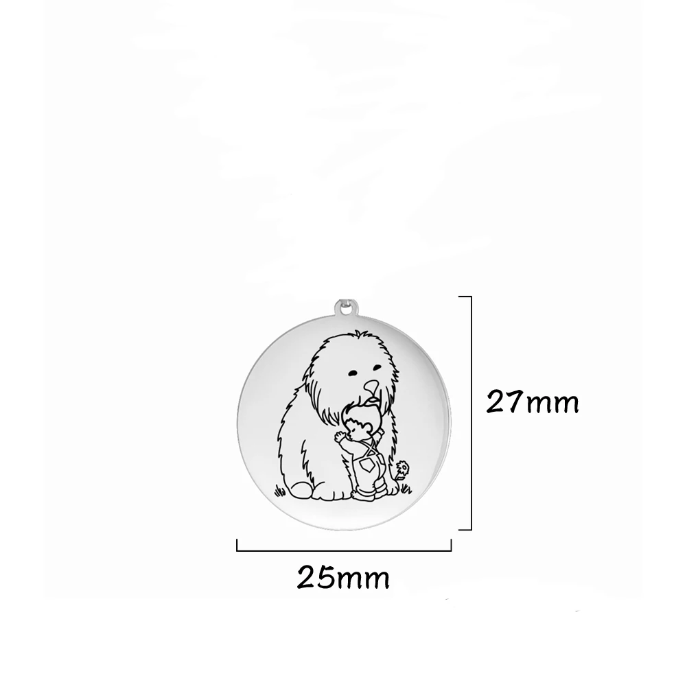 

EUEAVAN 10pcs Fashion Pedants For Necklace Cute Boys Girls Animals Rabbits Cats Stainless Steel As Gifts