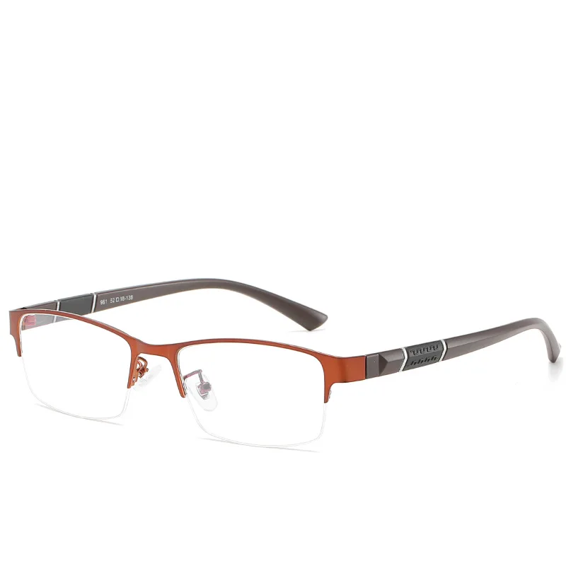 Очки для близорукости мужчин и женщин высококлассные Полуободковые Рецептурные