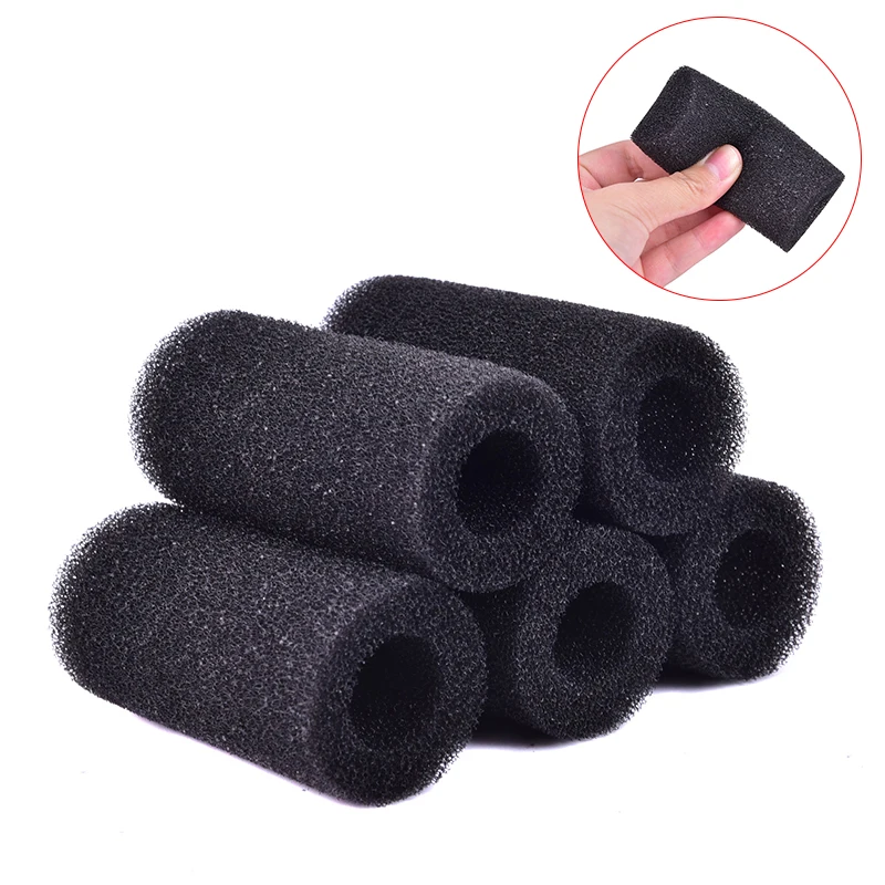 

5Pcs/lot Black Filter Sponge Aquarium Filter Protector Cover For Fish Tank Inlet Pond L Size