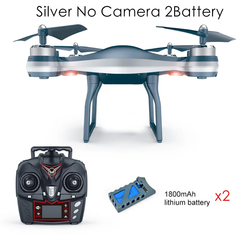 K10 Дрон с GPS Камера Hd Rc вертолет Квадрокоптер Follow Me(следуй за мной одним нажатием кнопки возврата длинные Срок службы батареи низкая Мощность и функцией автоматического возврата - Цвет: Silver No Camera 2B
