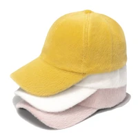 2021 new faux fur baseball cap hats for women hat men gorras hombre casquette hip hop caps homme chapeau femme czapka z daszkiem