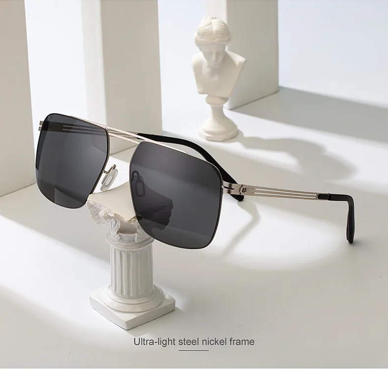 

2021 new sunglasses male nylon polarized business driver with sunglasses male