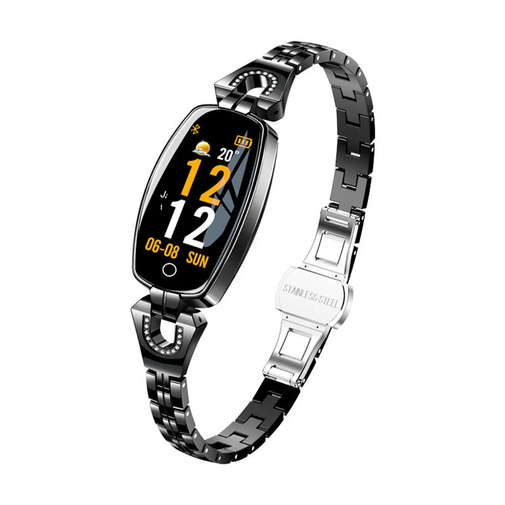 

Женские часы Изысканный умный светодиодный водонепроницаемый монитор кровяного давления пульса фитнес-трекер спортивный браслет