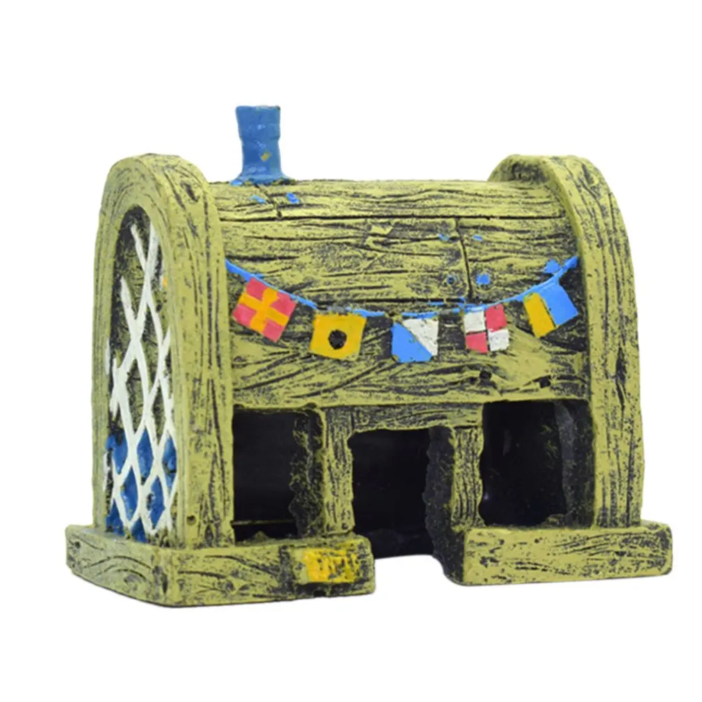 Высокая имитация ананаса Осьминог краб аквариумный пейзаж забавное мультяшное