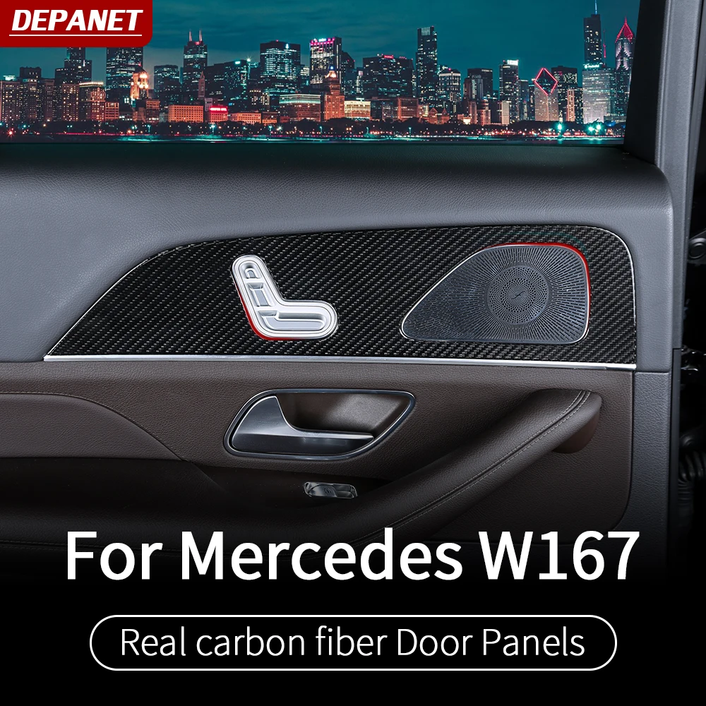Внутренняя отделка из углеродного волокна для Mercedes gle w167 Carbon 2020 350/amg 450 500e amg gls x167 550
