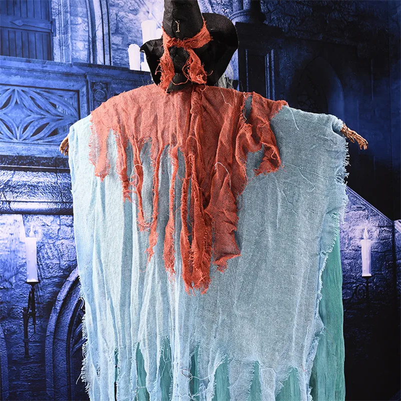 Хэллоуин вечерние ведьма Декор Электрический соломенная метла волшебник