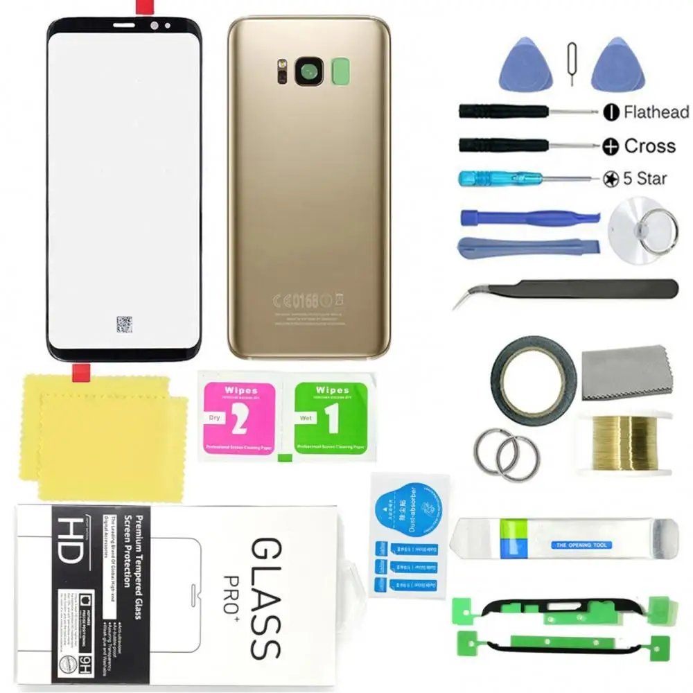 Набор инструментов для замены внешнего фронтального экрана объектива Samsung Galaxy