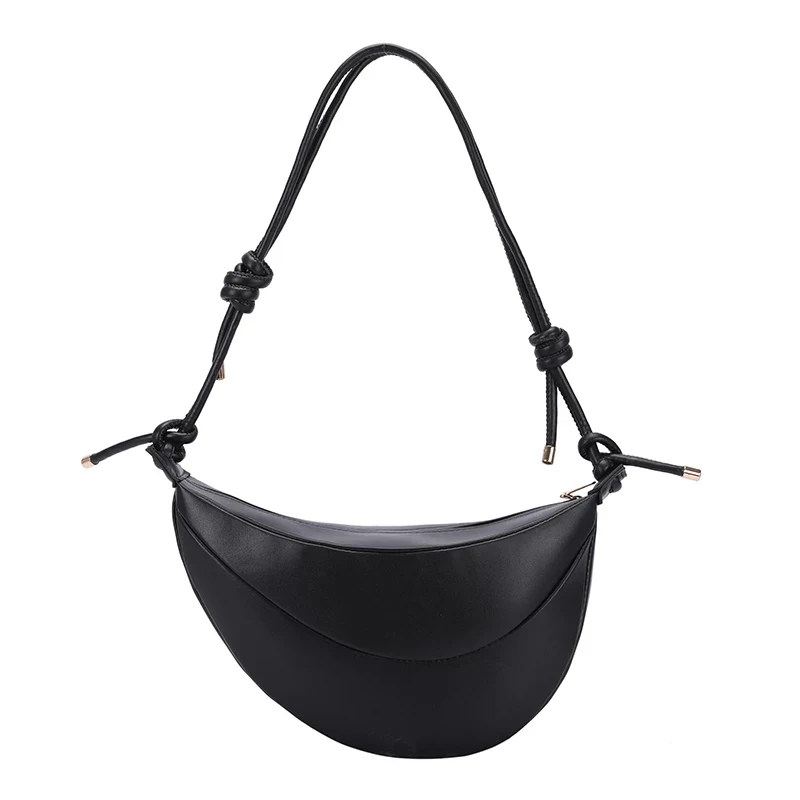 

Candy colors PU Leather Shoulder Bags for Women 2021 Branded Ladies Dumplings Design Handbags and Purses Trendy Crossbody Bag